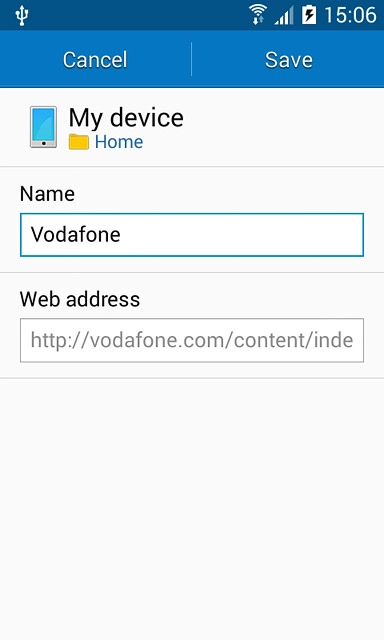 Edit the name of the bookmark and press Save.