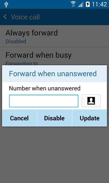 Press Disable.Repeat until all diverts have been cancelled.