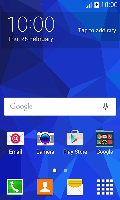 When the battery charging icon is displayed, charging is in progress.
