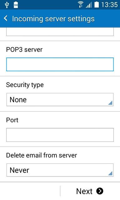 Press the drop down list below 