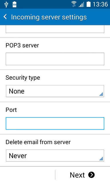 Press the drop down list below 