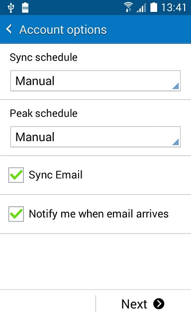 Press the drop down list below 