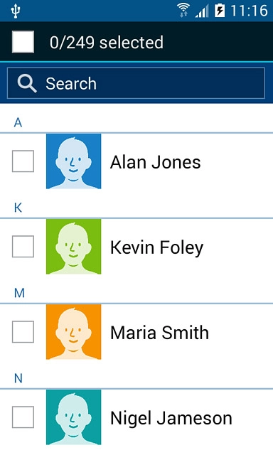 Press the field above 