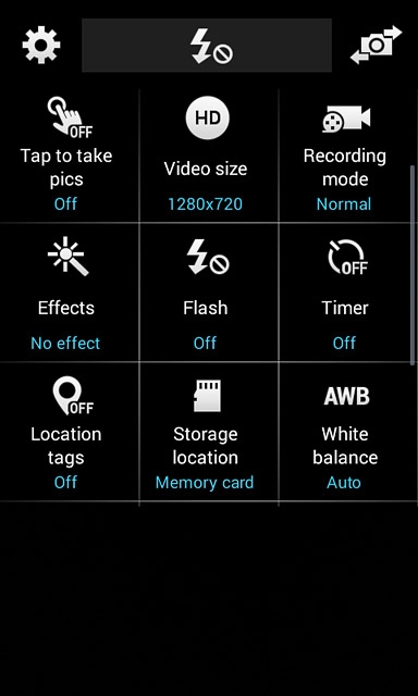 Press Storage location.