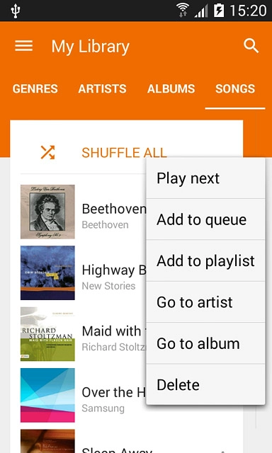 Press Add to playlist.