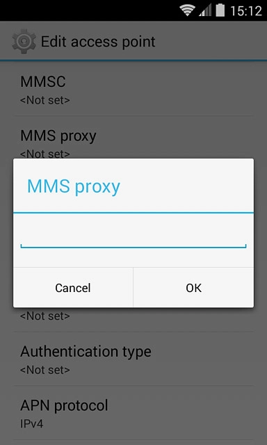 Key in 10.202.002.060 and press OK.