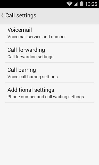 Press Additional settings.