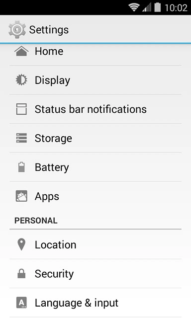 Press Language & input.