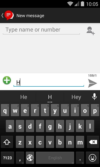 Press and hold a word suggestion to see more words.