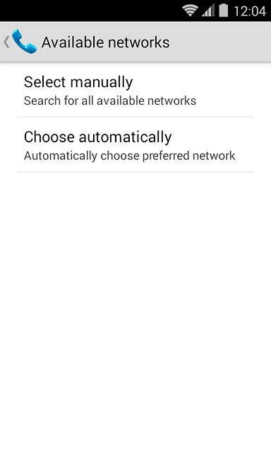 Press Choose automatically.