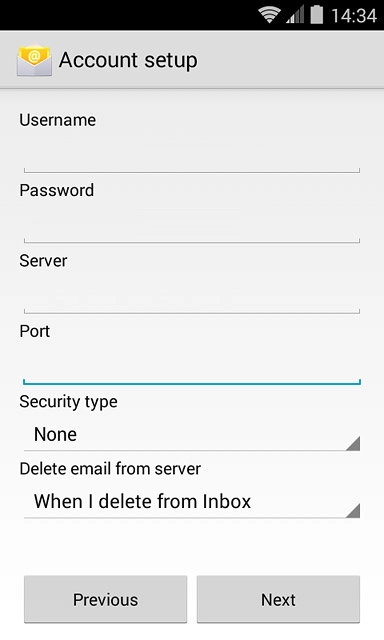 Press the drop down list below 