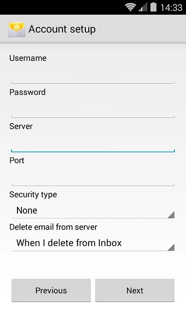 Press the field below 