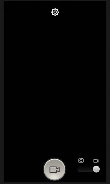 If the video recorder is turned on:Press the camera icon.