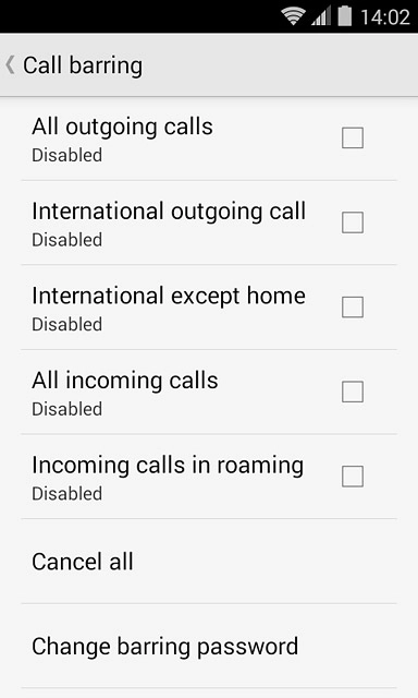 Press one of the following options:All outgoing calls