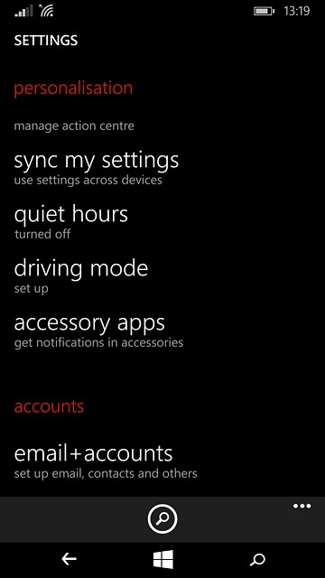 Press email+accounts.