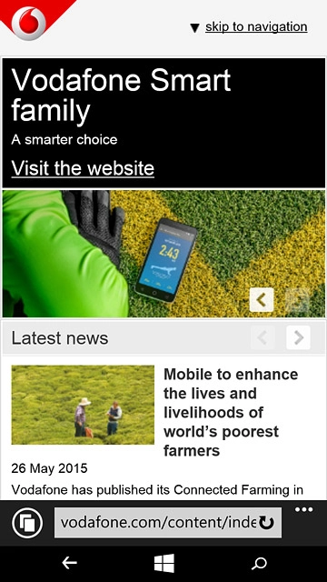 Press the dots in the bottom right corner of the display.