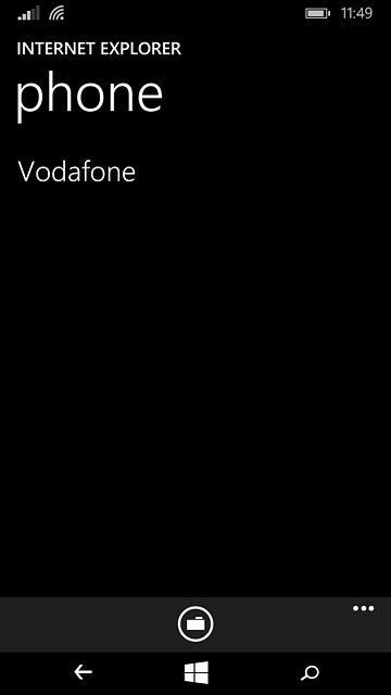 Press the required bookmark.