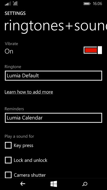 Press the home icon to return to the home screen.