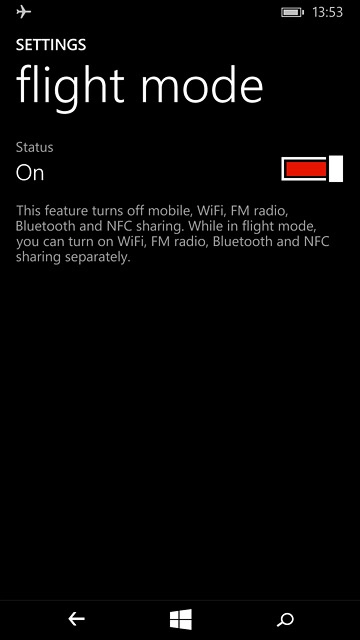 Press the home icon to return to the home screen.