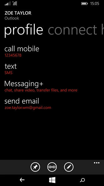 Press the home icon to return to the home screen.