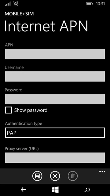 Press the save icon.