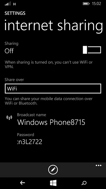 Press the edit icon.