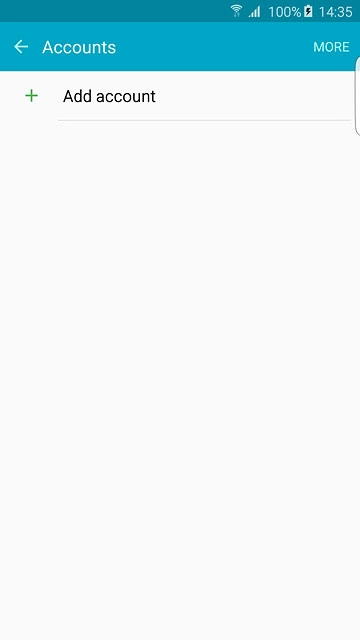 Press Add account.