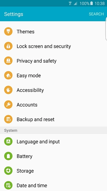 Press Date and time.