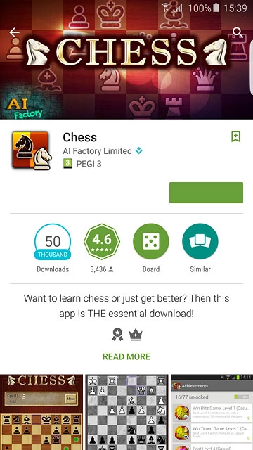 To buy an app:Press the price.