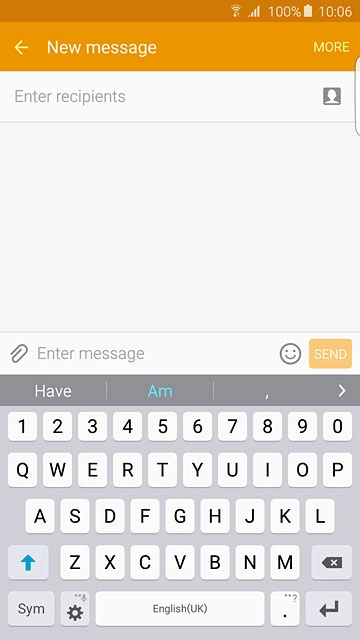 Press and hold the field to the left of space until a pop-up menu is displayed.