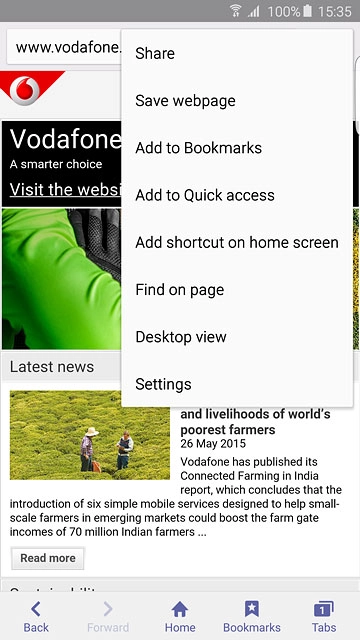 Press Add to Bookmarks.