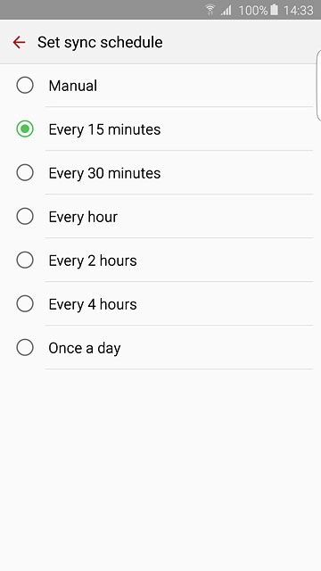 Press Manual or the required period.