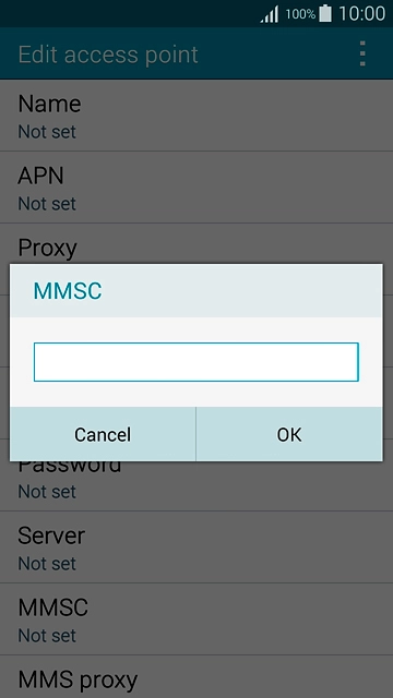 Key in http://pxt.vodafone.net.au/pxtsend and press OK.