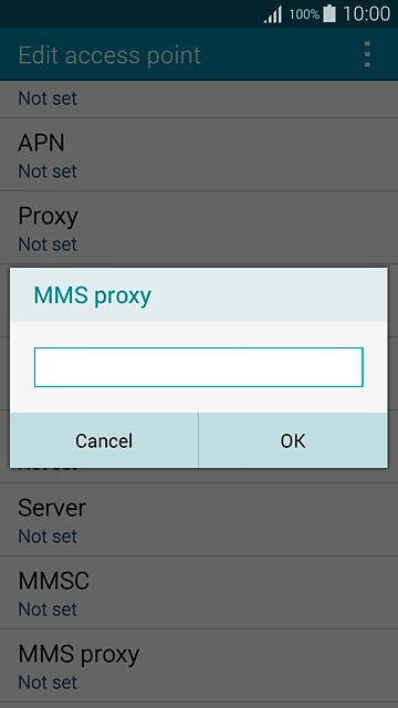 Key in 10.202.002.060 and press OK.