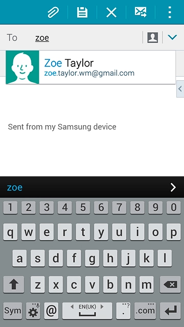 Key in the first letters of the required contact.Matching contacts are displayed.Press the required contact.Repeat the procedure to add more recipients.