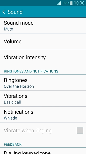 Press Ringtones.