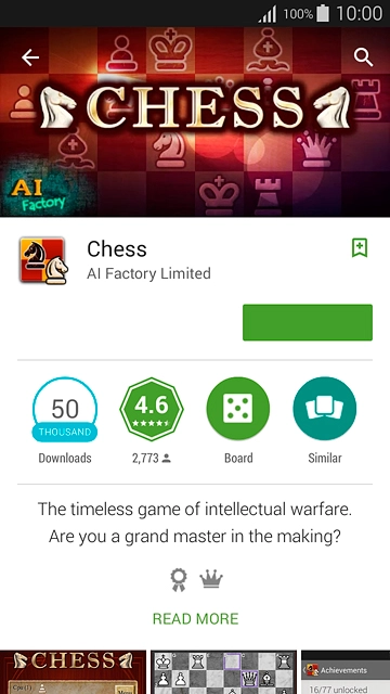 To buy an app:Press the price.