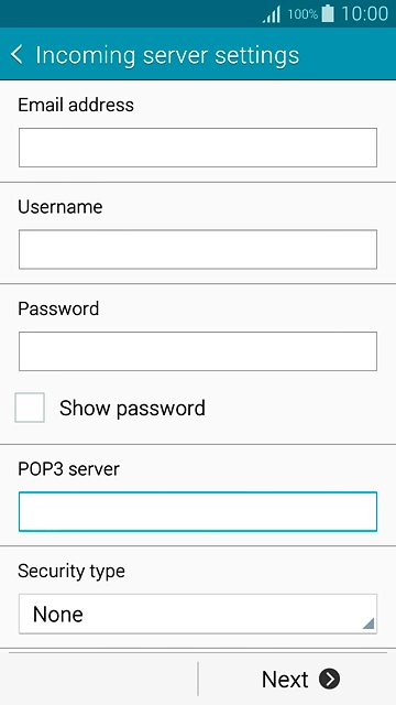 Press the drop down list below 