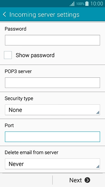 Press the drop down list below 
