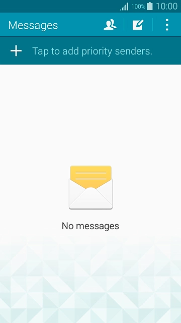 Press the new message icon.