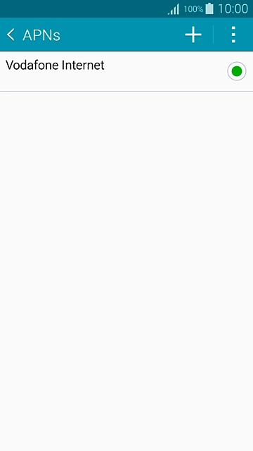 Press the field next to the data connection to fill in the field.