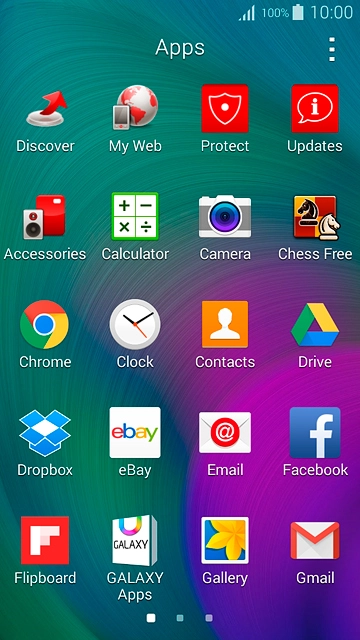 Press the app you've just installed.Follow the instructions on the display to use the app.