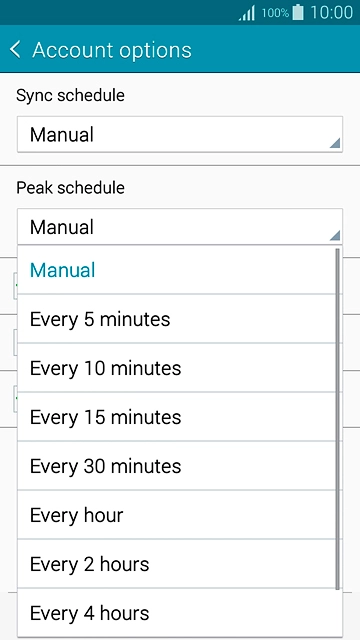 Press Manual or the required period.