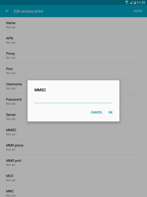 Key in http://pxt.vodafone.net.au/pxtsend and press OK.