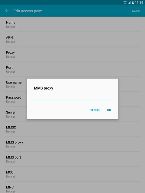 Key in 10.202.002.060 and press OK.