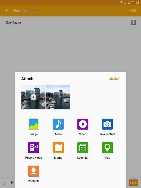 Press Video.Go to the required folder.