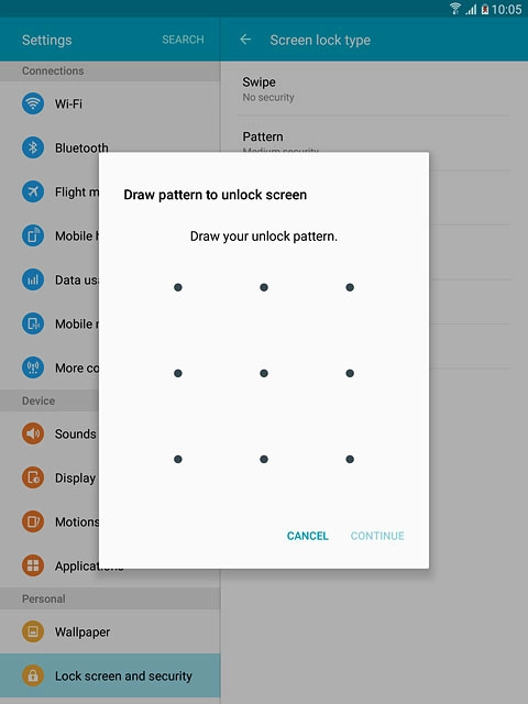Press and drag a point to connect at least four points.