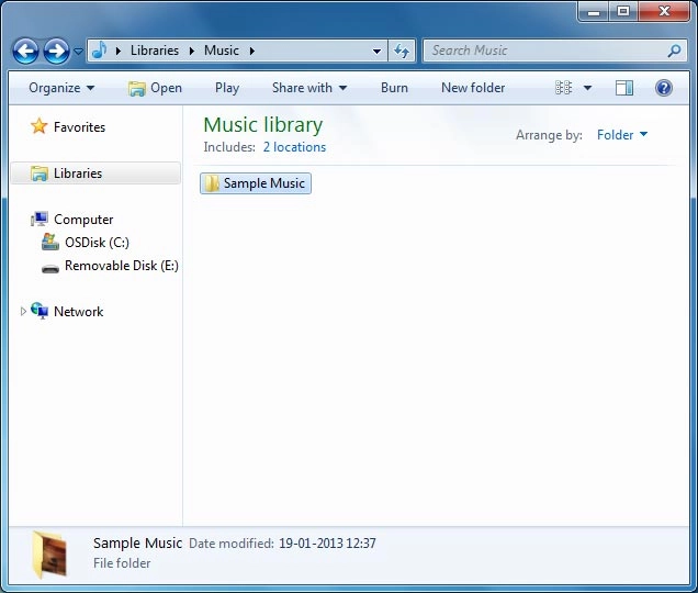 Go to the required folder in your computer's or your tablet's file system.