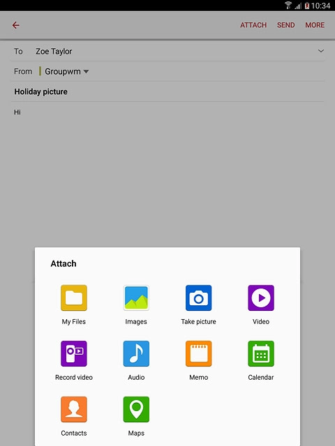 Press My Files.Go to the required folder.