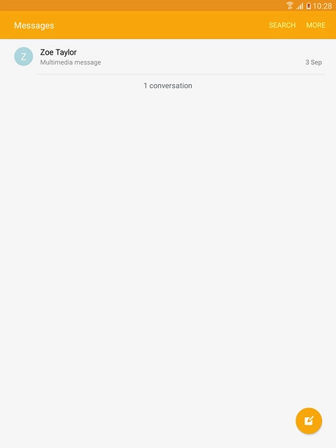 Press the new message icon.